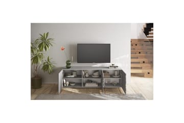 Hawell TV-benk 181 cm - Grå - Møbler - TV- & Mediamøbler - TV benk & mediabenk
