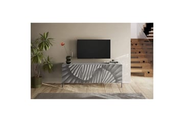 Hawell TV-benk 181 cm - Grå - Møbler - TV- & Mediamøbler - TV benk & mediabenk