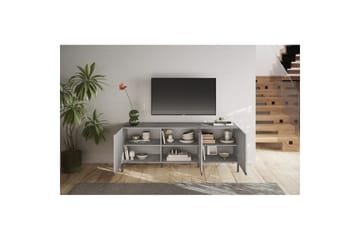 Hawell TV-benk 181 cm - Grå - Møbler - TV- & Mediamøbler - TV benk & mediabenk