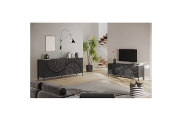 Hawell TV-benk 181 cm - Mørk grå - Møbler - TV- & Mediamøbler - TV benk & mediabenk