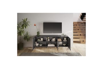 Hawell TV-benk 181 cm - Mørk grå - Møbler - TV- & Mediamøbler - TV benk & mediabenk