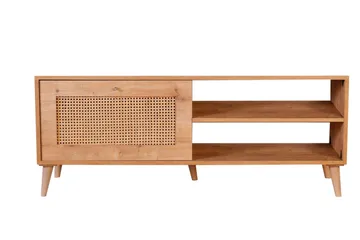 Hazeran TV-benk 138 cm - Eik - Møbler - TV- & Mediamøbler - TV benk & mediabenk