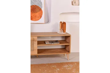 Hazeran TV-benk 138 cm - Eik - Møbler - TV- & Mediamøbler - TV benk & mediabenk