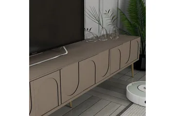 Hazim TV-benk 180 cm - Svart - Møbler - TV- & Mediamøbler - TV benk & mediabenk