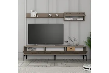 Hazim TV-benk 180 cm - Svart - Møbler - TV- & Mediamøbler - TV benk & mediabenk