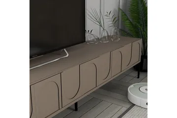 Hazim TV-benk 180 cm - Svart - Møbler - TV- & Mediamøbler - TV benk & mediabenk