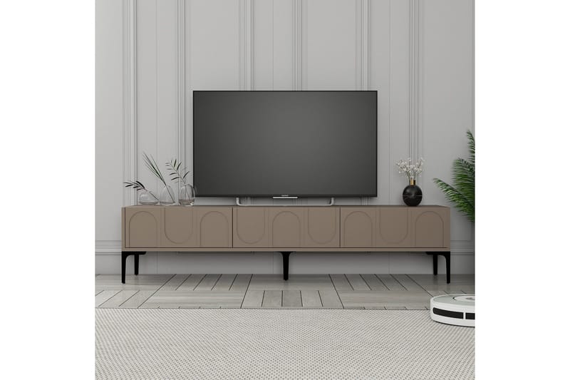 Hazim TV-benk 180 cm - Svart - Møbler - TV- & Mediamøbler - TV benk & mediabenk