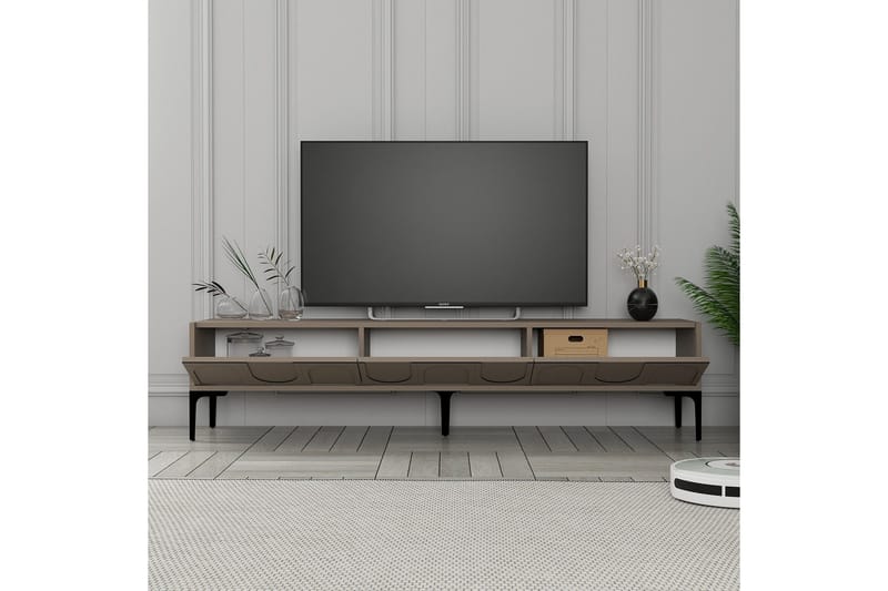 Hazim TV-benk 180 cm - Svart - Møbler - TV- & Mediamøbler - TV benk & mediabenk