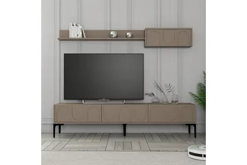 Hazim TV-benk 180 cm - Svart - Møbler - TV- & Mediamøbler - TV benk & mediabenk