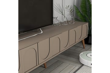 Hazim TV-benk 180 cm - Valnøtt - Møbler - TV- & Mediamøbler - TV benk & mediabenk