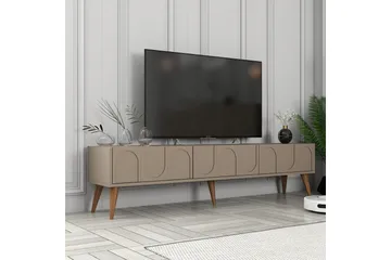 Hazim TV-benk 180 cm - Valnøtt - Møbler - TV- & Mediamøbler - TV benk & mediabenk