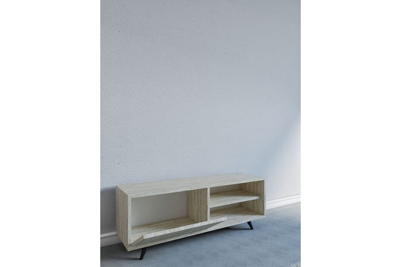 Hazle TV-benk 120 cm - Beige - Møbler - TV- & Mediamøbler - TV benk & mediabenk