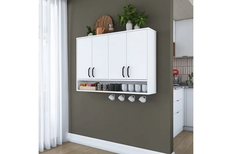Heba TV-skap 120 cm - Hvit - Oppbevaring - Skap - Oppbevaringsskap