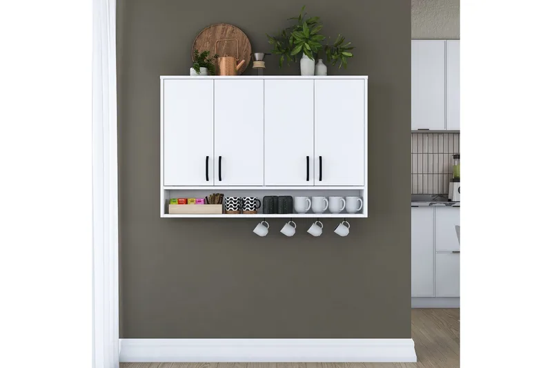 Heba TV-skap 120 cm - Hvit - Møbler - TV- & Mediamøbler - TV-skap