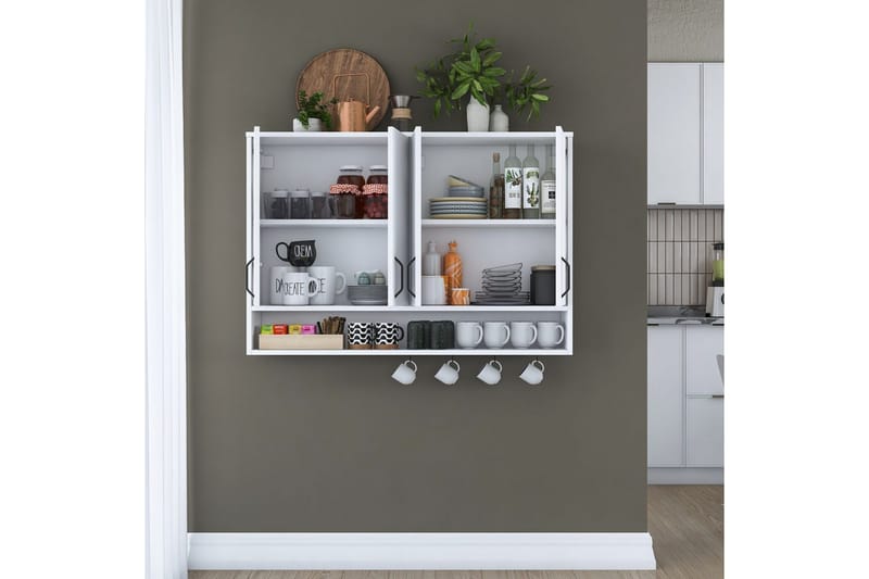 Heba TV-skap 120 cm - Hvit - Møbler - TV- & Mediamøbler - TV-skap