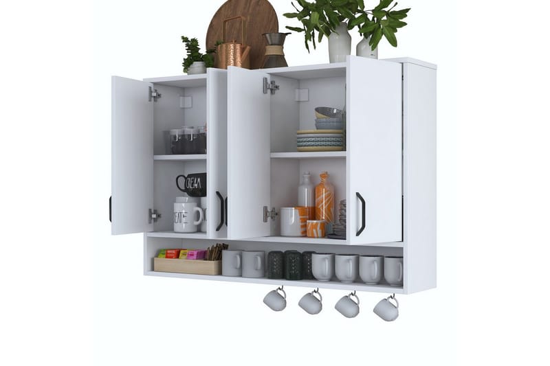 Heba TV-skap 120 cm - Hvit - Møbler - TV- & Mediamøbler - TV-skap