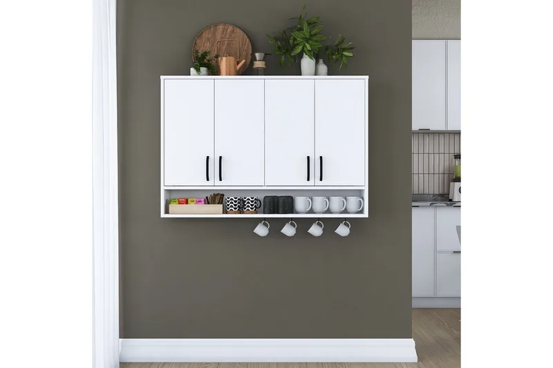 Heba TV-skap 120 cm - Hvit - Møbler - TV- & Mediamøbler - TV-skap