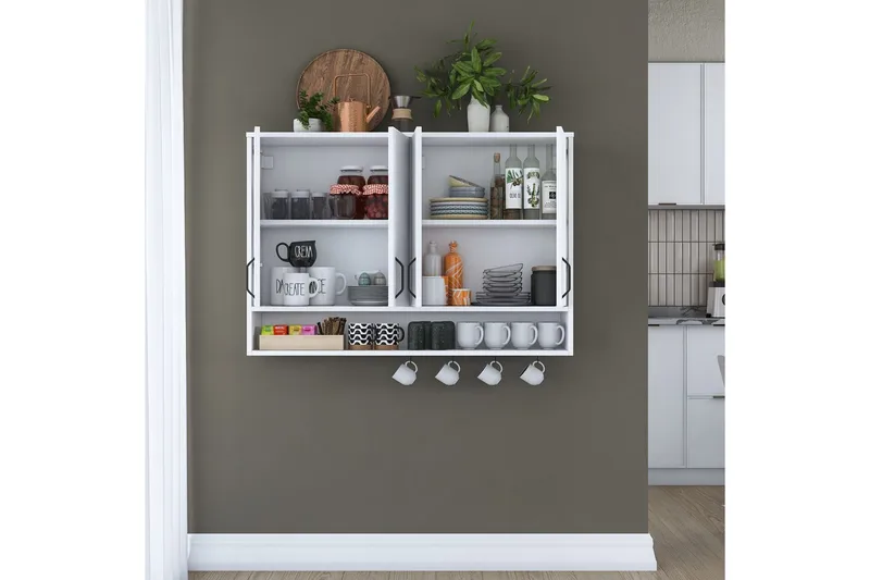 Heba TV-skap 120 cm - Hvit - Møbler - TV- & Mediamøbler - TV-skap