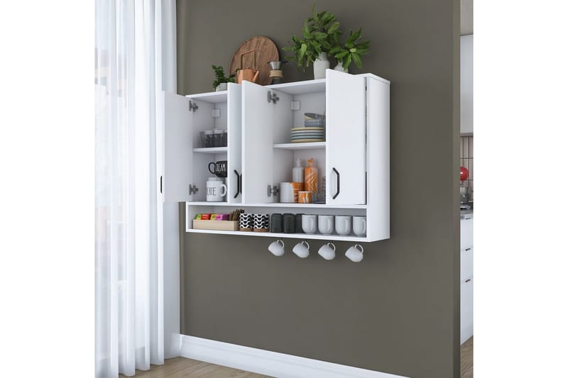 Heba TV-skap 120 cm - Hvit - Møbler - TV- & Mediamøbler - TV-skap