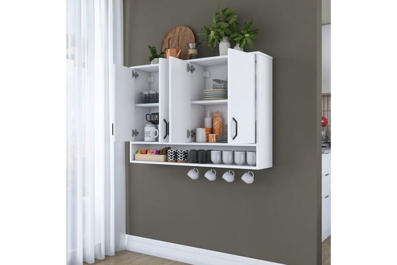 Heba TV-skap 120 cm - Hvit - Møbler - TV- & Mediamøbler - TV-skap