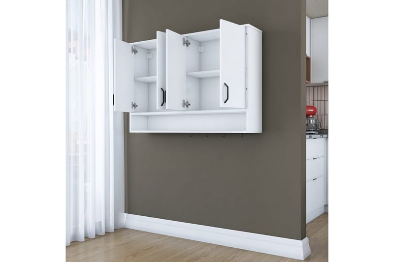 Heba TV-skap 120 cm - Hvit - Møbler - TV- & Mediamøbler - TV-skap