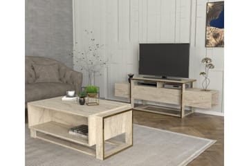 Herb TV-benk 160 cm - Beige - Møbler - TV- & Mediamøbler - TV benk & mediabenk