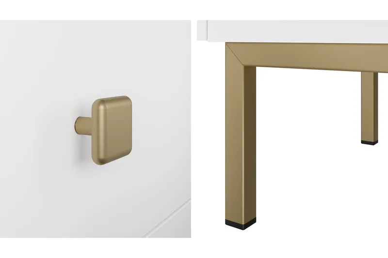 Hermann TV-benk 180 cm - Hvit - Møbler - TV- & Mediamøbler - TV benk & mediabenk