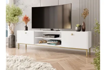 Hermann TV-benk 180 cm - Hvit - Møbler - TV- & Mediamøbler - TV benk & mediabenk