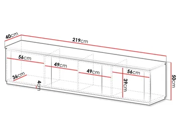 Hilafin TV-benk - Møbler - TV- & Mediamøbler - TV-skap