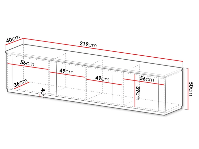 Hilafin TV-benk - Møbler - TV- & Mediamøbler - TV-skap