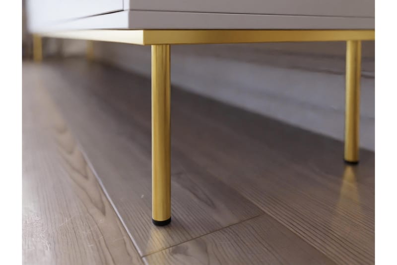 Hollander TV-benk 150 cm - Svart/Gull - Møbler - TV- & Mediamøbler - TV benk & mediabenk