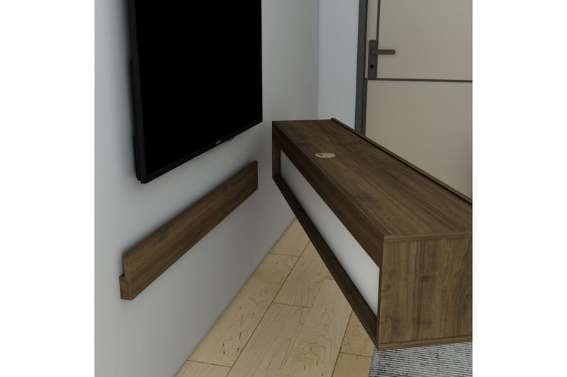 Hopper TV-benk 160 cm - Valnøtt - Møbler - TV- & Mediamøbler - TV benk & mediabenk