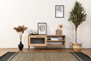 Huff TV-benk 138 cm - Eik - Møbler - TV- & Mediamøbler - TV benk & mediabenk