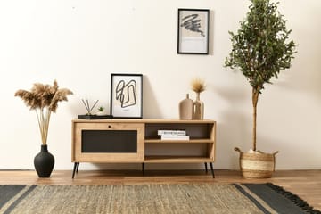 Huff TV-benk 138 cm - Eik - Møbler - TV- & Mediamøbler - TV benk & mediabenk