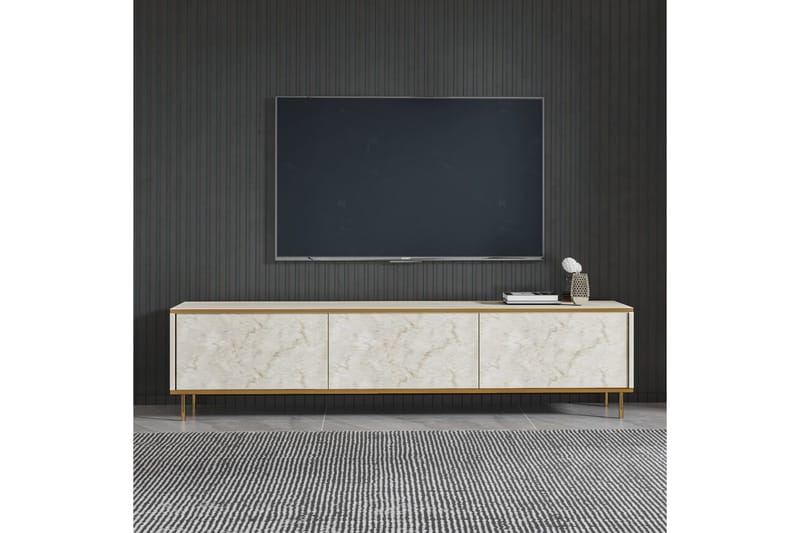 Imaj TV-benk 180 cm - Gull/Taupe - Møbler - TV- & Mediamøbler - TV benk & mediabenk