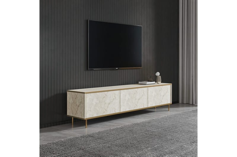 Imaj TV-benk 180 cm - Gull/Taupe - Møbler - TV- & Mediamøbler - TV benk & mediabenk