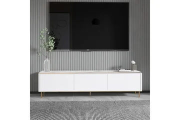 Imaj TV-benk 180 cm - Hvit marmor/Gull - Møbler - TV- & Mediamøbler - TV benk & mediabenk