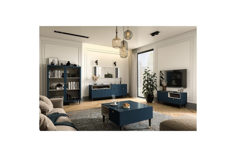 Includo TV-skap 100 cm - Blå - Møbler - TV- & Mediamøbler - TV-skap