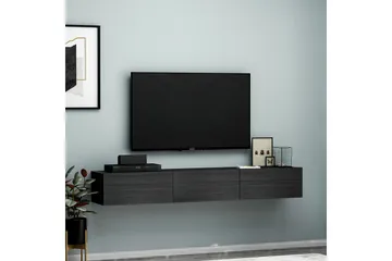 Interlaken TV-benk 180 cm - Svart - Møbler - TV- & Mediamøbler - TV benk & mediabenk