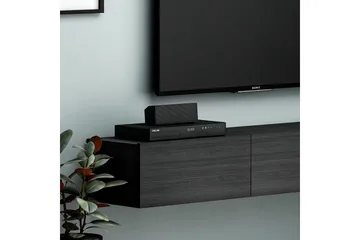 Interlaken TV-benk 180 cm - Svart - Møbler - TV- & Mediamøbler - TV benk & mediabenk