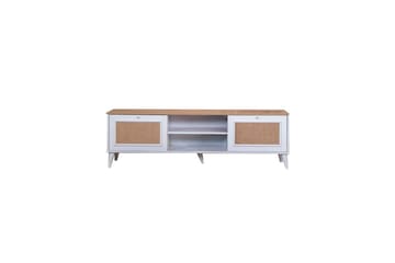 Jatinder TV-benk 55 cm - Natur/Hvit - Møbler - TV- & Mediamøbler - TV benk & mediabenk