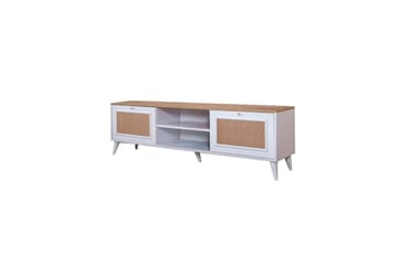 Jatinder TV-benk 55 cm - Natur/Hvit - Møbler - TV- & Mediamøbler - TV benk & mediabenk