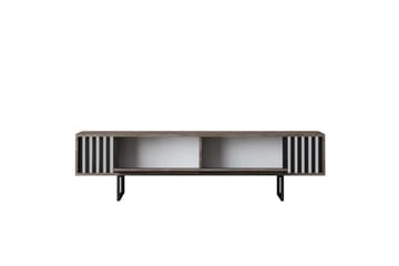 Jeval TV-benk 180 cm - Lyse brun/Svart - Møbler - TV- & Mediamøbler - TV benk & mediabenk