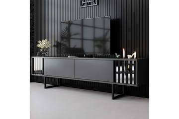 Jeval TV-benk 180 cm - Svart/Antrasitt - Møbler - TV- & Mediamøbler - TV benk & mediabenk