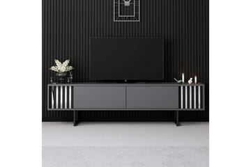 Jeval TV-benk 180 cm - Svart/Antrasitt - Møbler - TV- & Mediamøbler - TV benk & mediabenk