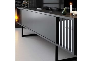Jeval TV-benk 180 cm - Svart/Antrasitt - Møbler - TV- & Mediamøbler - TV benk & mediabenk