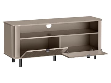 Joriel TV-benk 137 cm - Hvit|svart - Møbler - TV- & Mediamøbler - TV benk & mediabenk