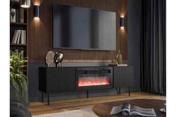 Kamta TV-benk 180 cm - Svart - Møbler - TV- & Mediamøbler - TV benk & mediabenk