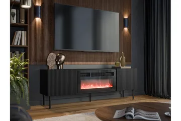 Kamta TV-benk 180 cm - Svart - Møbler - TV- & Mediamøbler - TV benk & mediabenk