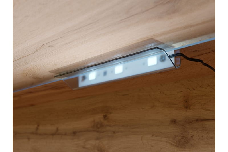 Kanak TV-benk 140 cm - Natur / Svart - Møbler - TV- & Mediamøbler - TV benk & mediabenk